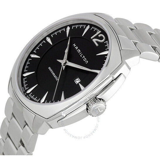 Hamilton, Cushion Automatic Black Dial Stainless Steel Men's Watch