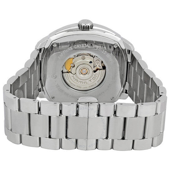 Hamilton, Cushion Automatic Black Dial Stainless Steel Men's Watch