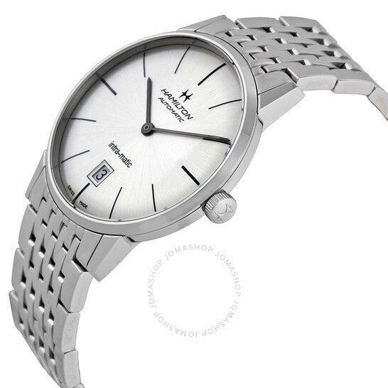 Hamilton, Intra-Matic Silver Dial Stainless Steel Men's Watch