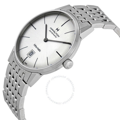 Hamilton, Intra-Matic Silver Dial Stainless Steel Men's Watch