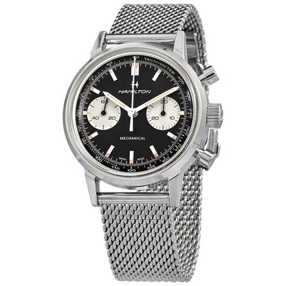Hamilton, Intra-Matic Chronograph Hand Wind Black Dial Men's Watch