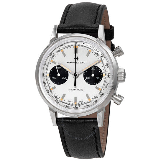 Hamilton, Intra-Matic Chronograph Hand Wind White Dial Men's Watch