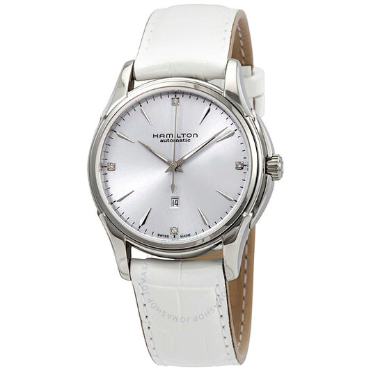 Hamilton, Jazzmaster Automatic Diamond Silver Dial Ladies Watch