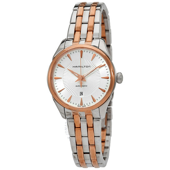 Hamilton, Jazzmaster Automatic Silver Dial Ladies Two Tone Watch