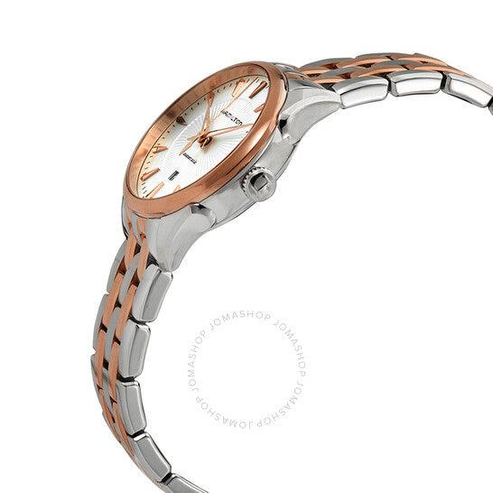 Hamilton, Jazzmaster Automatic Silver Dial Ladies Two Tone Watch