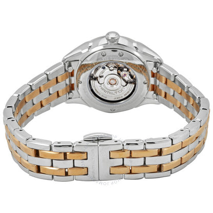 Hamilton, Jazzmaster Automatic Silver Dial Ladies Two Tone Watch