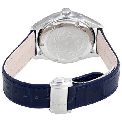 Hamilton, Jazzmaster Blue Dial Men's Leather Watch