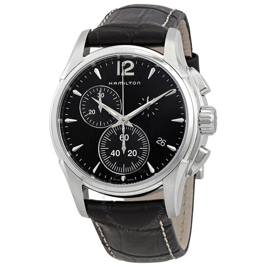 Hamilton, Jazzmaster Chronograph Quartz Black Dial Men's Watch
