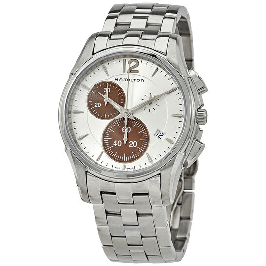 Hamilton, Jazzmaster Chronogaph Quartz Silver Dial Men's Watch