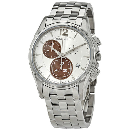 Hamilton, Jazzmaster Chronogaph Quartz Silver Dial Men's Watch