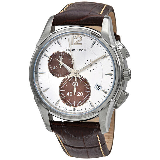 Hamilton, Jazzmaster Chronograph Quartz Silver Dial Men's Watch