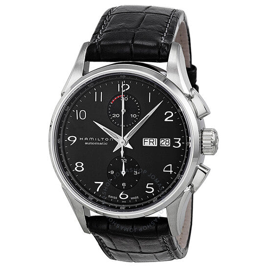 Hamilton, Jazzmaster Conservation Automatic Chronograph Black Dial Men's Watch