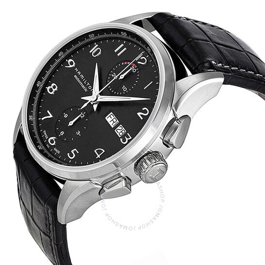 Hamilton, Jazzmaster Conservation Automatic Chronograph Black Dial Men's Watch
