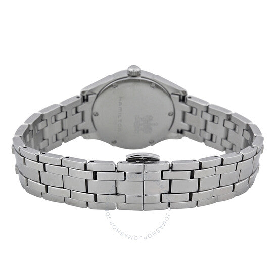 ساعة هاميلتون جازماستر دايموند للنساء بمينا سوداء