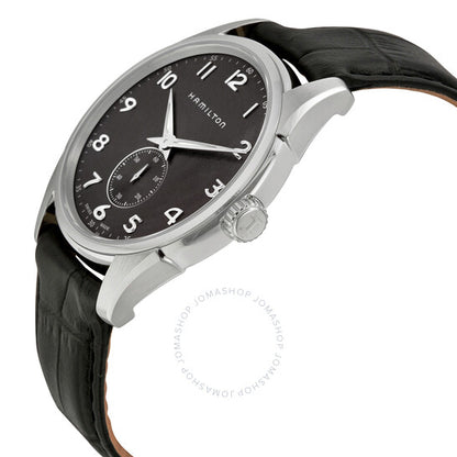 Hamilton, Jazzmaster Grey Dial Black Leather Men's Watch