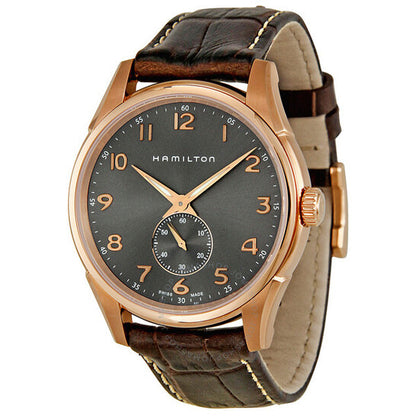 Hamilton, Jazzmaster Grey Dial Brown Leather Men's Watch