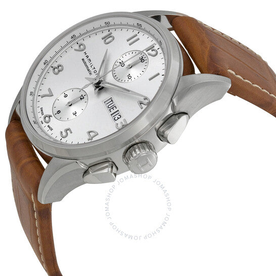 Hamilton, Jazzmaster Maestro Silver Dial Brown Leather Men's Watch