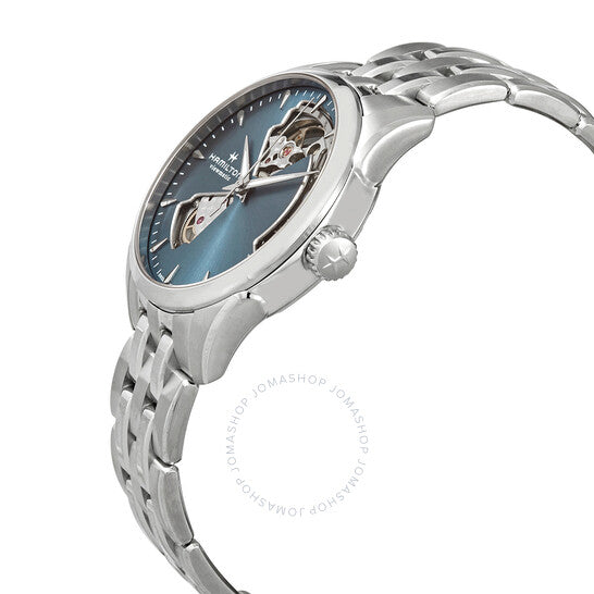 Hamilton, Jazzmaster Open Heart Automatic Blue Dial Ladies Watch