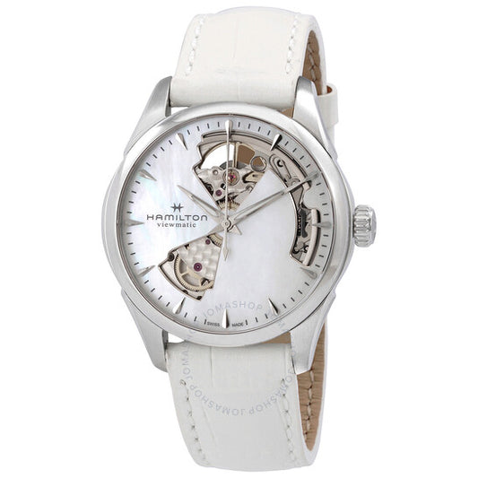 Hamilton, Jazzmaster Open Heart Automatic Mother of Pearl Dial Ladies Watch