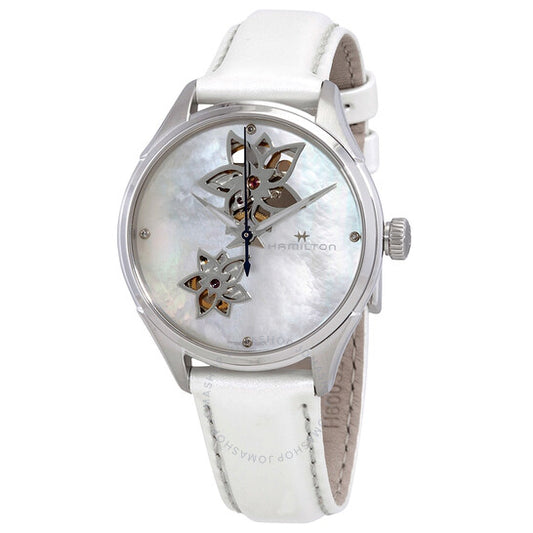 Hamilton, Jazzmaster Open Heart Mother of Pearl Dial Ladies Watch