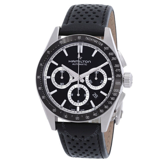 Hamilton, Jazzmaster Performer Chronograph Automatic Black Dial Men's Watch