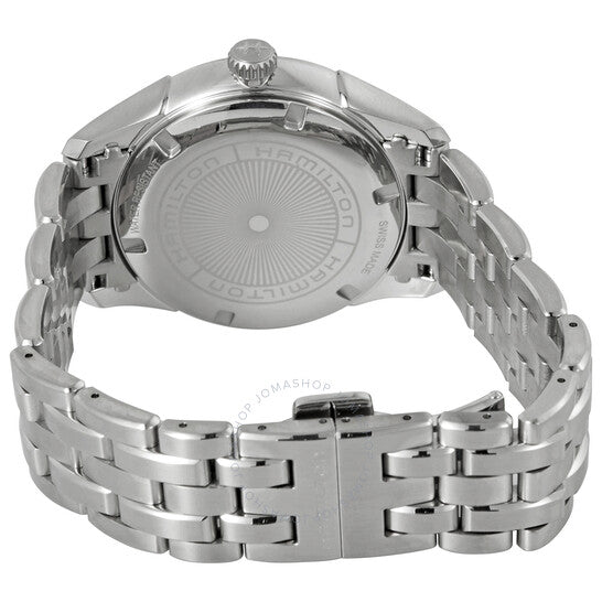 ساعة هاميلتون جازماستر كوارتز للرجال بمينا بني