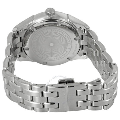 ساعة هاميلتون جازماستر كوارتز للرجال بمينا بني