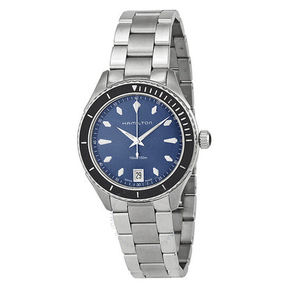 Hamilton, Jazzmaster Seaview Blue Dial Stainless Steel Ladies Watch