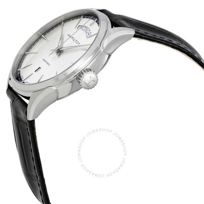 Hamilton, Jazzmaster Silver Dial Black Leather Men's Watch