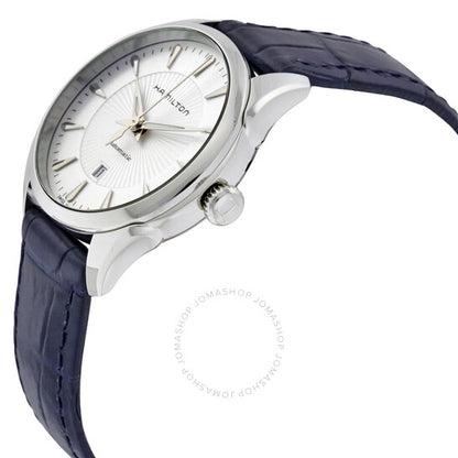 Hamilton, Jazzmaster Silver Dial Blue Leather Ladies Watch