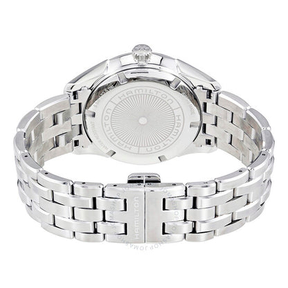 ساعة هاميلتون جازماستر للرجال بمينا فضي