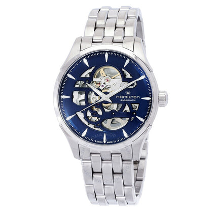 Hamilton, Jazzmaster Skeleton Automatic Blue Dial Men's Watch