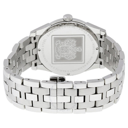 ساعة هاميلتون جازماستر ثينلاين للرجال بمينا أزرق