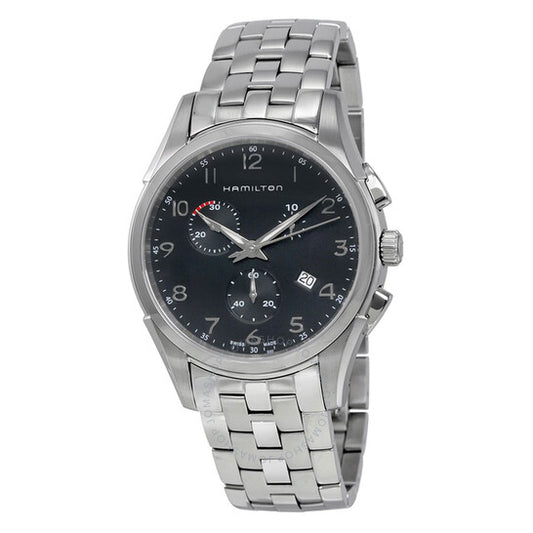 Hamilton, Jazzmaster Thinline Chronograph Black Dial Men's Watch