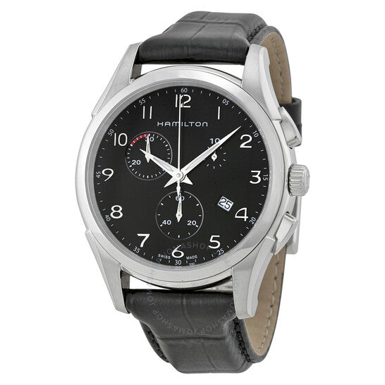 Hamilton, Jazzmaster Thinline Chronograph Black Dial Men's Watch