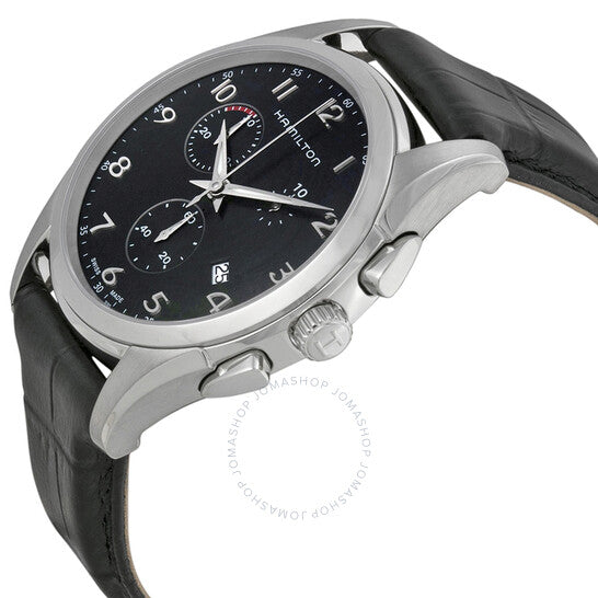Hamilton, Jazzmaster Thinline Chronograph Black Dial Men's Watch