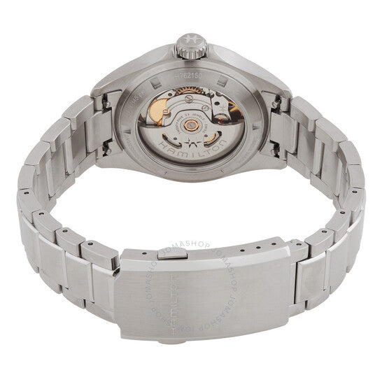 ساعة هاميلتون كاكي أفييشن أوتوماتيكية للسيدات بمينا أسود