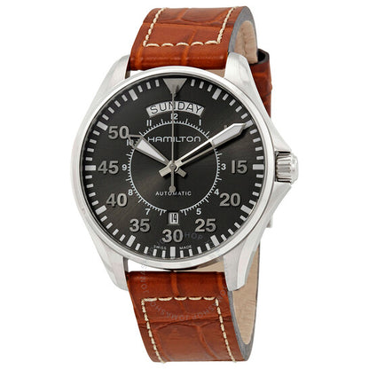 Hamilton, Khaki Aviation Automatic Grey Dial Men's Watch