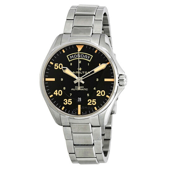 Hamilton, Khaki Aviation Automatic Black Dial Men's Watch