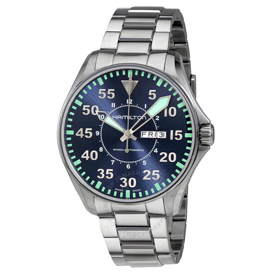 Hamilton, Khaki Aviation Automatic Blue Dial Men's Watch