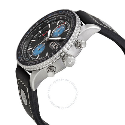 Hamilton, Khaki Aviation Chronograph Automatic Black Dial Men's Watch