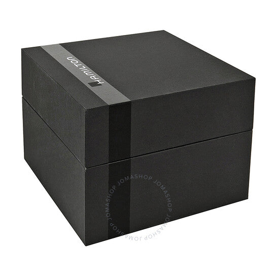 Hamilton, Khaki Aviation Silver Dial Black Leather Men's Watch