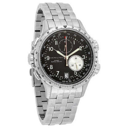 Hamilton, Khaki ETO Black Dial Stainless Steel Men's Watch