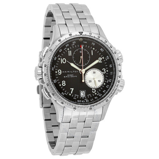 Hamilton, Khaki ETO Black Dial Stainless Steel Men's Watch