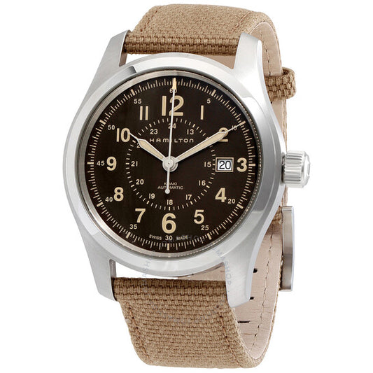 Hamilton, Khaki Field Automatic Brown Dial Men's Watch