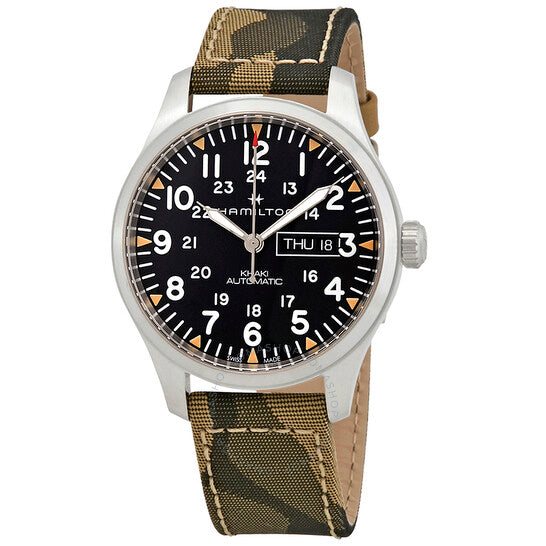 Hamilton, Khaki Field Automatic Black Dial Men's Watch
