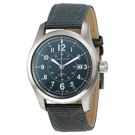 Hamilton, Khaki Field Automatic Blue Dial Men's Watch