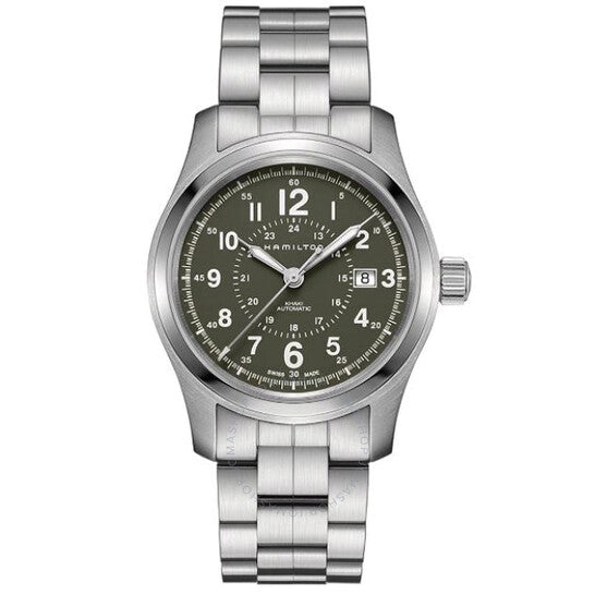 Hamilton, Khaki Field Automatic Dark Green Dial Men's Watch