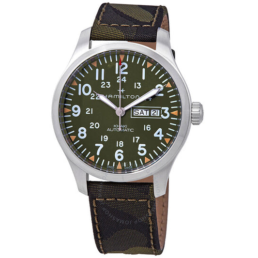 Hamilton, Khaki Field Automatic Green Dial Men's Watch