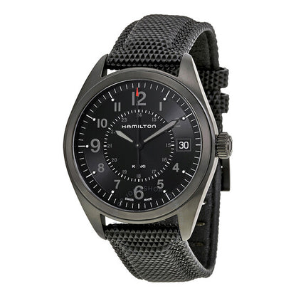 Hamilton, Khaki Field Black Dial Black PVD Men's Watch